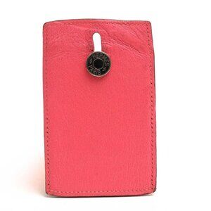Hermes Card Holder Business Card Holder Women Leather Pink